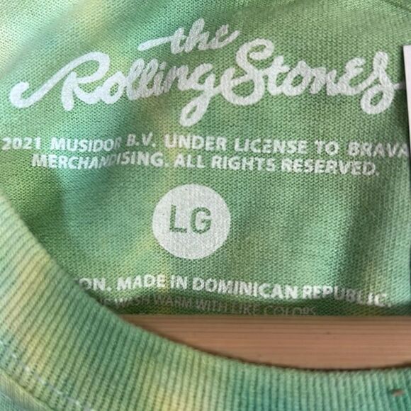 Rolling Stones‎ band tie dye T-shirt NWT-Large - Picture 5 of 6